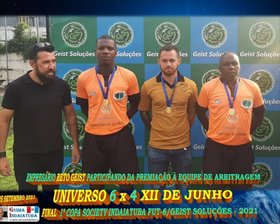 1ª COPA SOCIETY INDAIATUBA FUT-6/GEIST SOLUÇÕES 2021