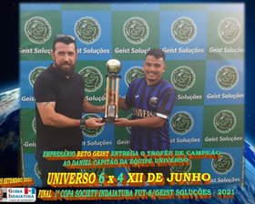 1ª COPA SOCIETY INDAIATUBA FUT-6/GEIST SOLUÇÕES 2021