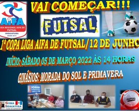 1ª COPA LIGA AIFA DE FUTSAL/12 DE JUNHO