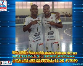 1ª COPA LIGA AIFA DE FUTSAL/12 DE JUNHO