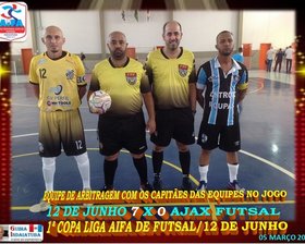 1ª COPA LIGA AIFA DE FUTSAL/12 DE JUNHO