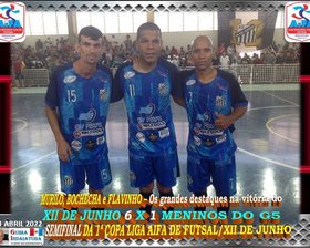 1ª COPA LIGA AIFA DE FUTSAL/12 DE JUNHO