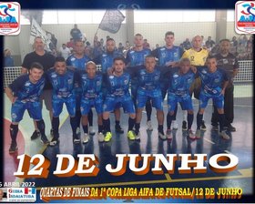 1ª COPA LIGA AIFA DE FUTSAL/12 DE JUNHO