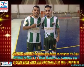 1ª COPA LIGA AIFA DE FUTSAL/12 DE JUNHO