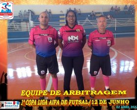 1ª COPA LIGA AIFA DE FUTSAL/12 DE JUNHO