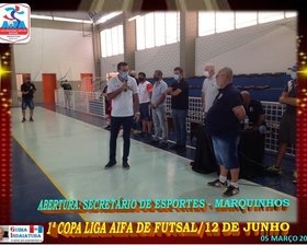 1ª COPA LIGA AIFA DE FUTSAL/12 DE JUNHO