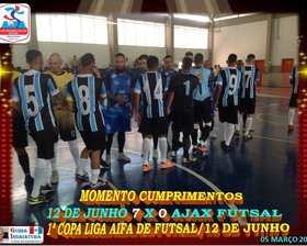 1ª COPA LIGA AIFA DE FUTSAL/12 DE JUNHO