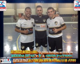 1ª COPA LIGA AIFA DE FUTSAL/12 DE JUNHO