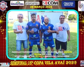 15ª COPA VILA AVAÍ 2023