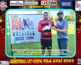 15ª COPA VILA AVAÍ 2023