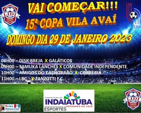 15ª COPA VILA AVAÍ 2023