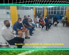 REUNIÃO PARA DEFINIÇÃO DO RETORNO DO FUTEBOL