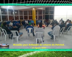 REUNIÃO PARA DEFINIÇÃO DO RETORNO DO FUTEBOL