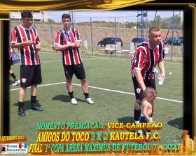 AMIGOS DO TOCO É CAMPEÃO da 1ª COPA ARENA MAXIMUS FUTEBOL 7 2021