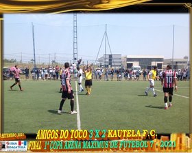 AMIGOS DO TOCO É CAMPEÃO da 1ª COPA ARENA MAXIMUS FUTEBOL 7 2021