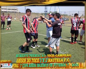 AMIGOS DO TOCO É CAMPEÃO da 1ª COPA ARENA MAXIMUS FUTEBOL 7 2021