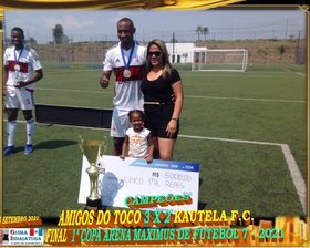 AMIGOS DO TOCO É CAMPEÃO da 1ª COPA ARENA MAXIMUS FUTEBOL 7 2021