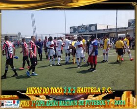 AMIGOS DO TOCO É CAMPEÃO da 1ª COPA ARENA MAXIMUS FUTEBOL 7 2021