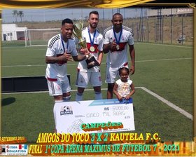 AMIGOS DO TOCO É CAMPEÃO da 1ª COPA ARENA MAXIMUS FUTEBOL 7 2021