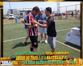 AMIGOS DO TOCO É CAMPEÃO da 1ª COPA ARENA MAXIMUS FUTEBOL 7 2021