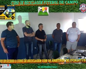 FOI UM SUCESSO O CURSO DE RECICLAGEM DE ÀRBITROS. 