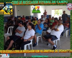 FOI UM SUCESSO O CURSO DE RECICLAGEM DE ÀRBITROS. 