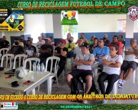 FOI UM SUCESSO O CURSO DE RECICLAGEM DE ÀRBITROS. 