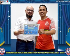 HOMENAGEM NO ENCERRAMENTO DO ANO ESPORTIVO DA LIDI - 2022