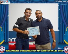 HOMENAGEM NO ENCERRAMENTO DO ANO ESPORTIVO DA LIDI - 2022