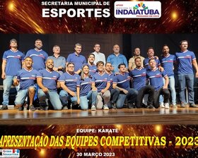 APRESENTAÇÃO DAS EQUIPES COMPETITIVAS 2023