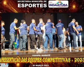 APRESENTAÇÃO DAS EQUIPES COMPETITIVAS 2023