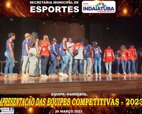 APRESENTAÇÃO DAS EQUIPES COMPETITIVAS 2023